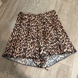 Good American Leopard Print Women Shorts